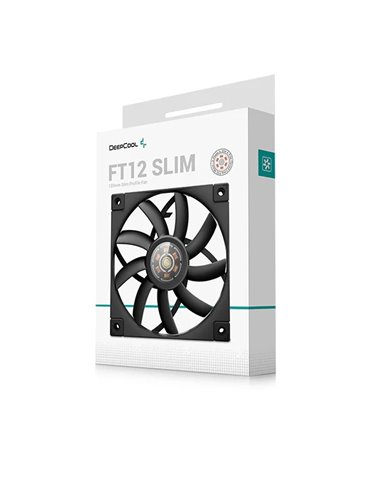 Кулер для корпуса DEEPCOOL FT12 SLIM/ 120mm PWM fan/ Black