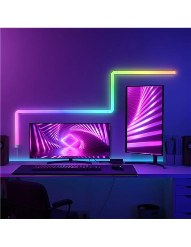 Настенный светильник (6+1) GOVEE Glide RGBIC / Wi-Fi + BT / Multicolor