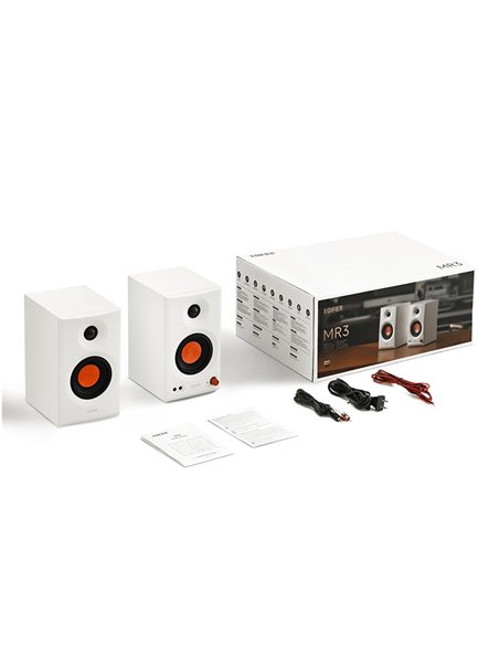 Monitore de studio Edifier MR3 White / 2x18W RMS / Bluetooth / balanced TRS / AUX