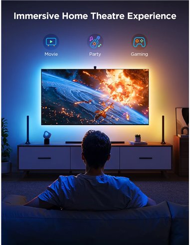 Banda LED pentru TV Govee TV Backlight 3 Lite Kit t (55”-65” + Light Bars 40”-70”)