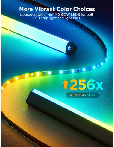 Светодиодная лента для телевизора Govee TV Backlight 3 Lite Kit t (55”-65” + Light Bars 40”-70”)