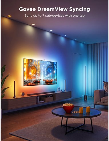 Светодиодная лента для телевизора Govee TV Backlight 3 Lite Kit t (55”-65” + Light Bars 40”-70”)