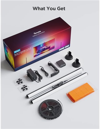 Светодиодная лента для телевизора Govee TV Backlight 3 Lite Kit t (55”-65” + Light Bars 40”-70”)