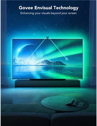 Светодиодная лента для телевизора Govee Envisual TV Backlight T2 with Dual Cameras (75”-85”)