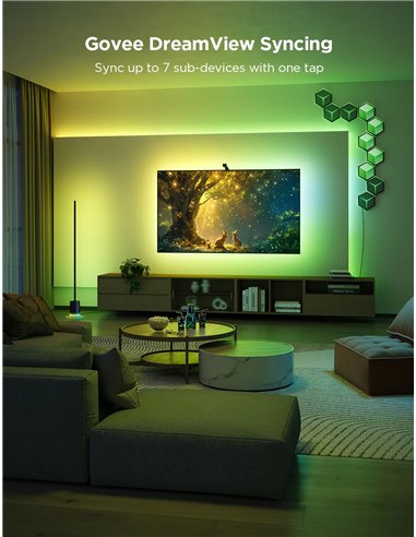 Banda LED pentru TV GOVEE RGBIC TV Backlight 3 Lite (55”-65”)
