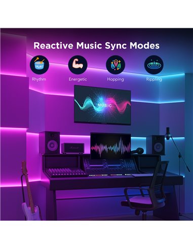 Светодиодная лента GOVEE RGBIC S LED / 10m / Multicolor / Wi-Fi / Bluetooth