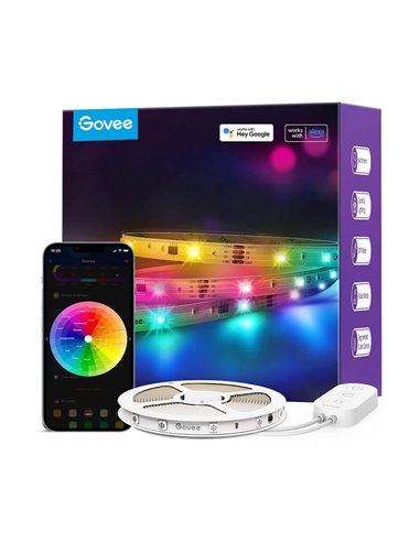 Banda LED GOVEE RGBIC Basic  / 10m / Multicolor / Wi-Fi / Bluetooth