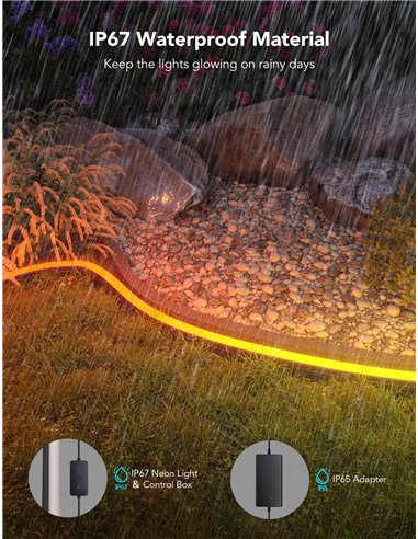 Наружняя светодиодная лента GOVEE RGBIC Outdoor Neon Strip Lights 10M