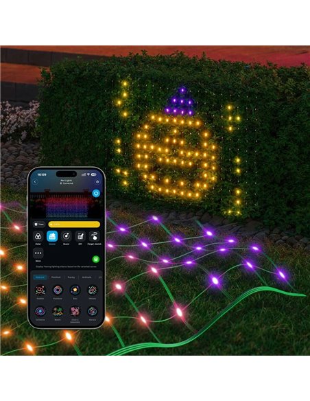 Наружные сетчатые светильники GOVEE RGBIC Net Lights 1.2*1.2m