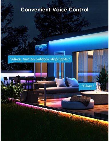 Наружняя светодиодная лента GOVEE RGBICWW Outdoor Strip Light Pro 10M