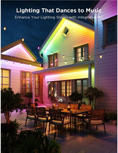 Banda LED de exterior GOVEE RGBICWW Outdoor Strip Light Pro 10M