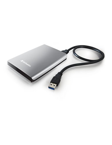 2.5” HDD Extern Verbatim Store 'n' Go G1 / USB3.0 / 1.0TB / Silver