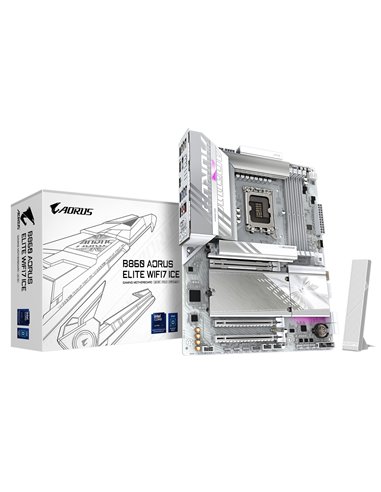 Материнская плата GIGABYTE B860 A ELITE WF7 ICE/ 1851/ Intel B860/ DDR5 / ATX