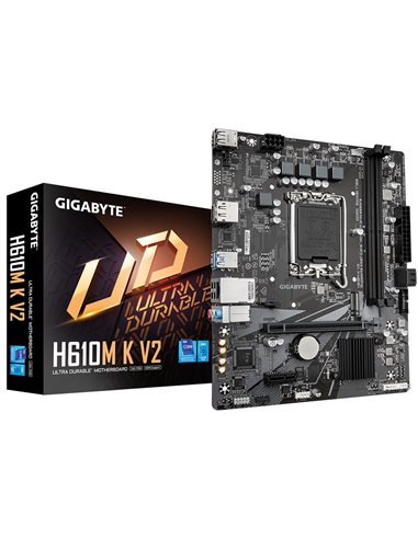 Paca de baza GIGABYTE H610M K V2/ 1700 / H610 / DDR5 / mATX