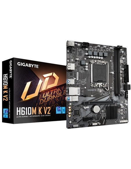 Paca de baza GIGABYTE H610M K V2/ 1700 / H610 / DDR5 / mATX