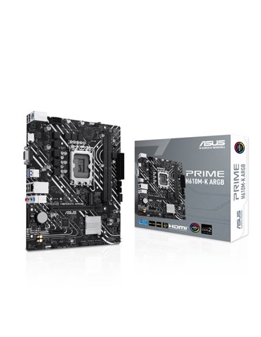 Материнская плата ASUS PRIME H610M-K ARGB/ 1700 / H610 / DDR5 / mATX