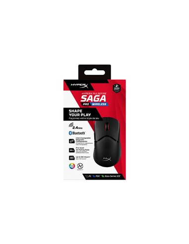 Игровая Беспроводная мышь HYPERX Pulsefire Saga Pro, Black [A2PB2AA]