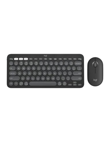 Беспроводная Клавиатура Logitech Pebble 2/ Bluetooth / Tonal Graphit
