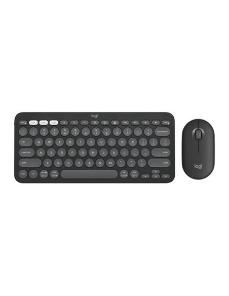 Беспроводная Клавиатура Logitech Pebble 2/ Bluetooth / Tonal Graphit
