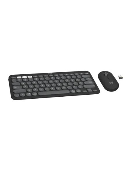 Беспроводная Клавиатура Logitech Pebble 2/ Bluetooth / Tonal Graphit