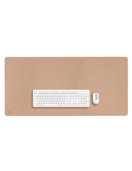 Коврик Trust BENYA  XXL Desk Pad, Beige
