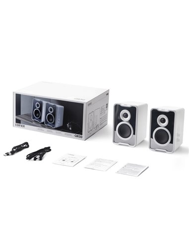 Колонки 2.0 Edifier QR30/30W / Bluetooth/ RGB light / White