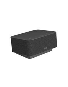 USB-C docking station multifunctionala cu meeting controls si boxe Logitech Logi Dock
