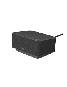 USB-C docking station multifunctionala cu meeting controls si boxe Logitech Logi Dock 2