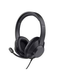 Casti Trust AYDA  MAX / USB / Black