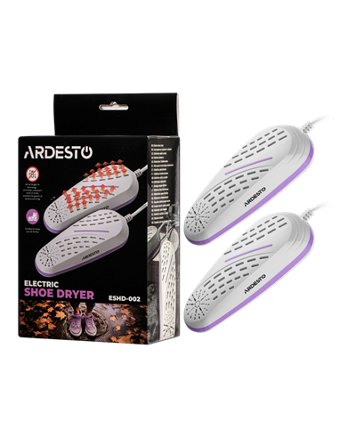 Сушилка для обуви Ardesto ESHD-002, Белый | Фиолетовый