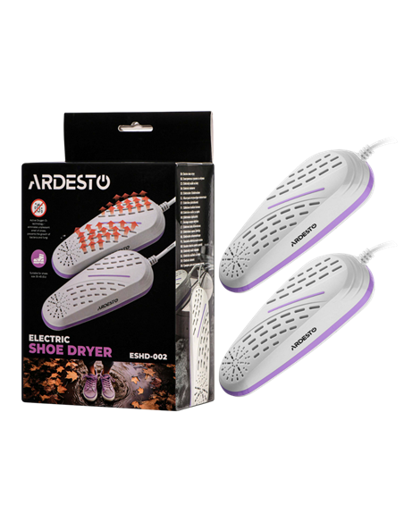 Сушилка для обуви Ardesto ESHD-002, Белый | Фиолетовый