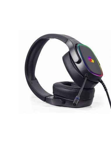 Căști gaming Gembird GHS-SANPO-S300, Cu fir, Negru
