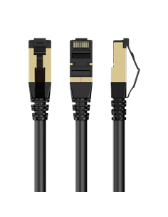 Патч-корд Cablexpert PP8-LSZHCU-BK-7.5M, Cat8 S/FTP, 7,5м, Черный