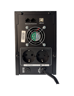 UPS  Ultra Power UPS2000MC 2000VA/1200W, Tower, LCD, AVR, USB, RJ11/RJ45, 2*Schuko sockets, metal case 2