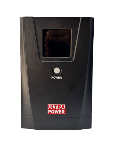 UPS  Ultra Power UPS2000MC 2000VA/1200W, Tower, LCD, AVR, USB, RJ11/RJ45, 2*Schuko sockets, metal case