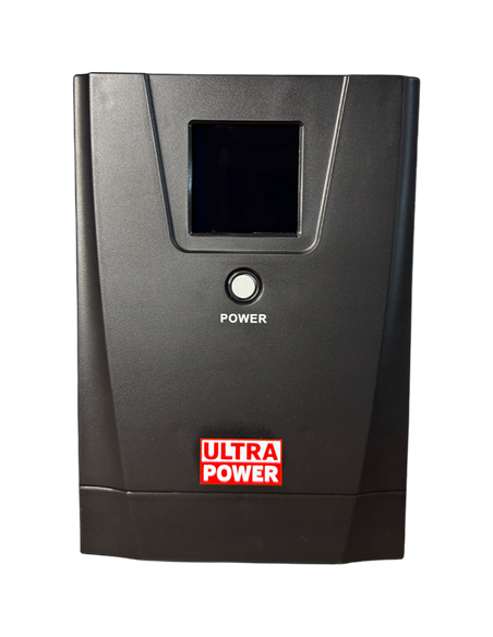 UPS  Ultra Power UPS3000MC 3000VA/1800W, Tower, LCD, AVR, USB, RJ11/RJ45, 3*Schuko sockets, metal case