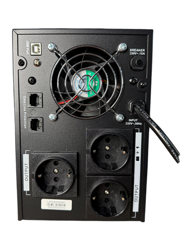 UPS  Ultra Power 3000VA (3 steps of AVR, CPU controlled, USB) metal case, LCD display