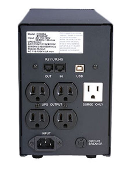Источник бесперебойного питания Ultra Power SL-1K/EL-1K, 1000VA, Башня
