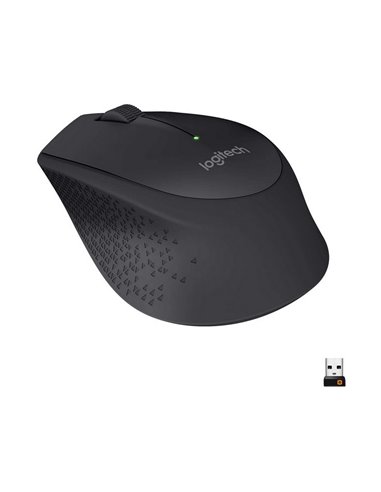 Беcпроводная мышь Logitech M330 Silent Plus, Чёрный