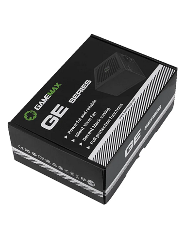 Блок питания для компьютеров Gamemax GE-500, 500Вт, ATX, Немодульный