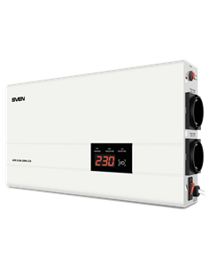 Стабилизатор напряжения SVEN SLIM AVR-2000 LCD, 2000VA