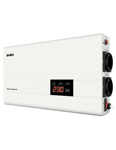 Stabilizator de Tensiune SVEN SLIM AVR-2000 LCD, 2000VA