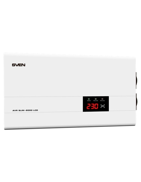 Stabilizator de Tensiune SVEN SLIM AVR-2000 LCD, 2000VA