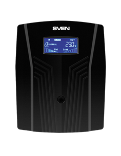 Источник бесперебойного питания SVEN Pro 1500 LCD, Линейно-интерактивный, 1500VA, Башня 2