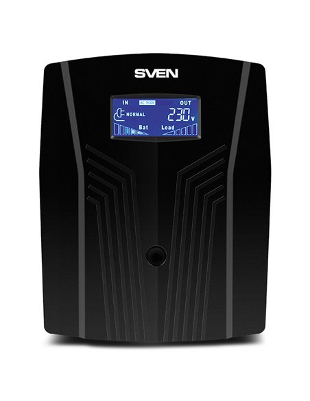 Источник бесперебойного питания SVEN Pro 1500 LCD, Линейно-интерактивный, 1500VA, Башня