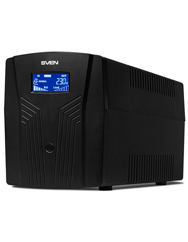 Источник бесперебойного питания SVEN Pro 1500 LCD, Линейно-интерактивный, 1500VA, Башня