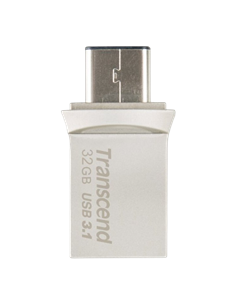 Memorie USB Transcend JetFlash 890, 32GB, Argintiu