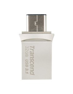 USB Flash накопитель Transcend JetFlash 890, 32Гб, Серебристый 2
