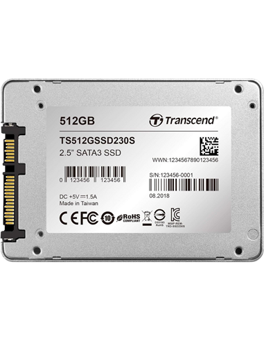Unitate SSD Transcend SSD230S, 512GB, TS512GSSD230S