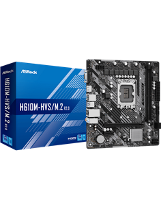Placă de bază ASRock H610M-HVS/M.2 R2.0, LGA1700, Intel H610, Micro-ATX